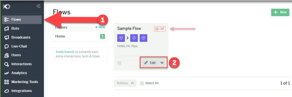 ساخت ربات تلگرام با FlowXO – مرحله 6