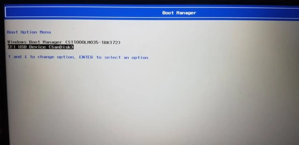 تنظیم Boot Menu برای نصب ویندوز ۱۱