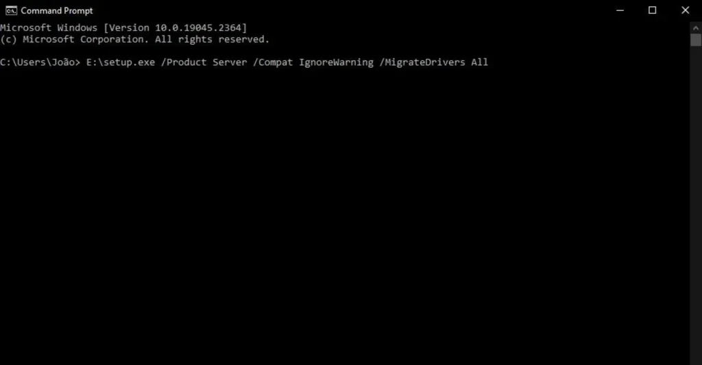 راهکار قدیمی Windows Server Setup برای نصب ویندوز ۱۱ – مرحله 2