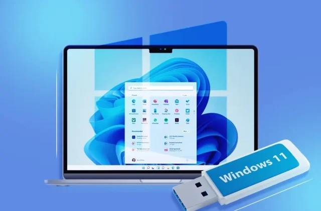 نصب ویندوز ۱۱ با فلش USB