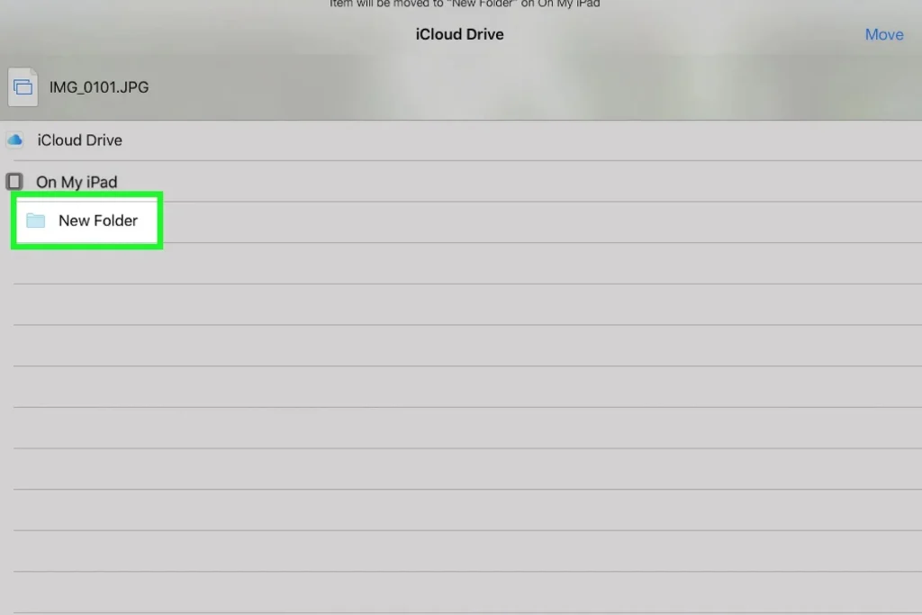 انتقال فایل به آیپد با iCloud Drive – مرحله 15