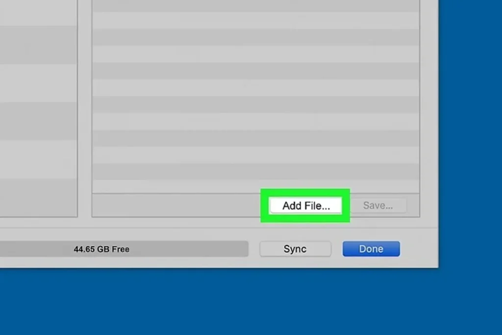 انتقال فایل به آیپد با iTunes – مرحله 4