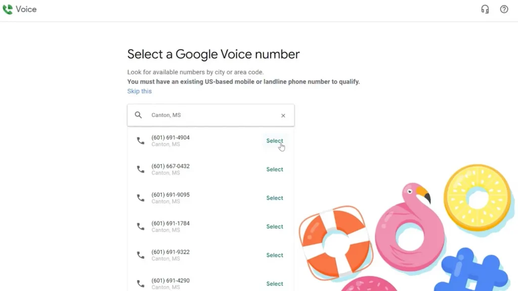 راهاندازی و ساخت شماره Google Voice – مرحله 3